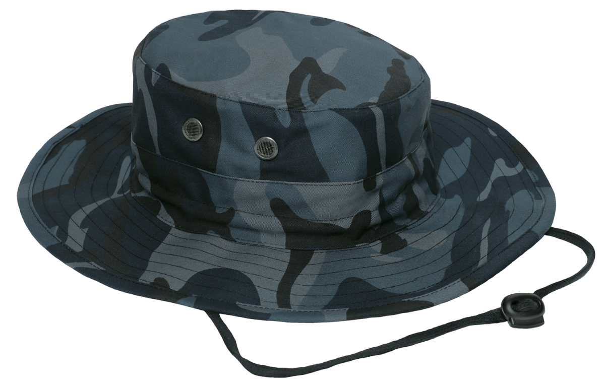 18668 Adjustable Boonie Hat, Midnight Blue Camo