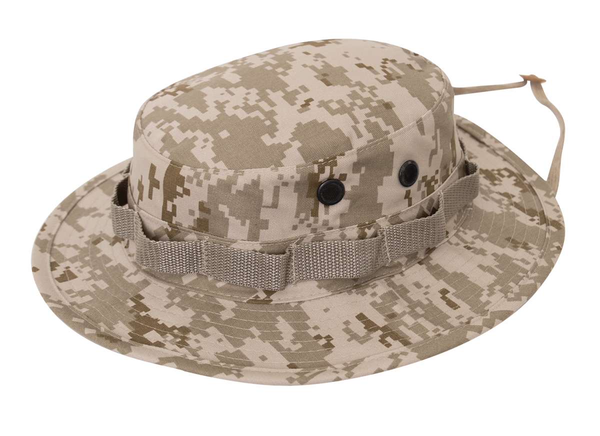 15831 Digital Camo Boonie Hat, Desert Digital Camo - Size 8