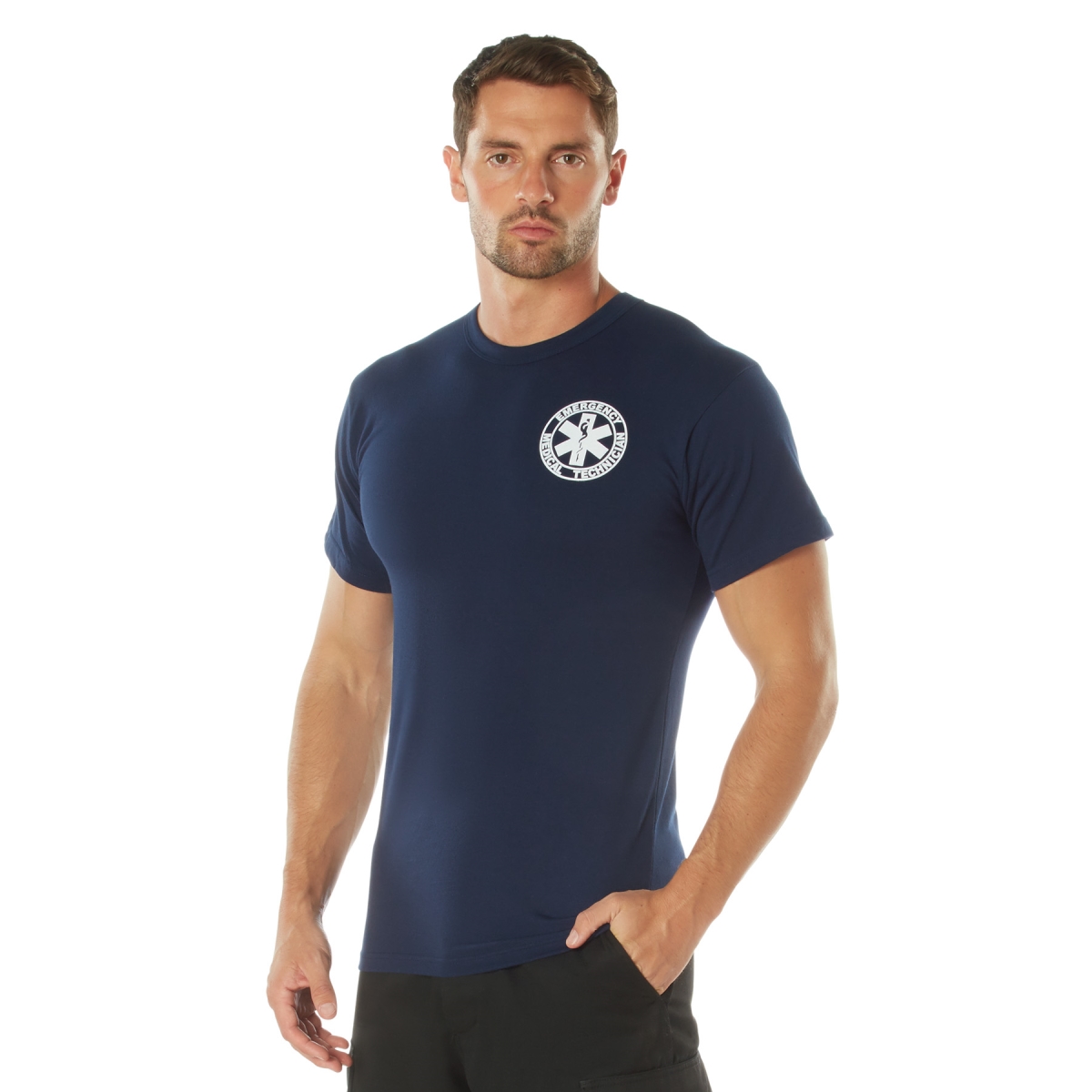 6428 Men 2-Sided EMT Short Sleeve T-Shirt - Extra Large