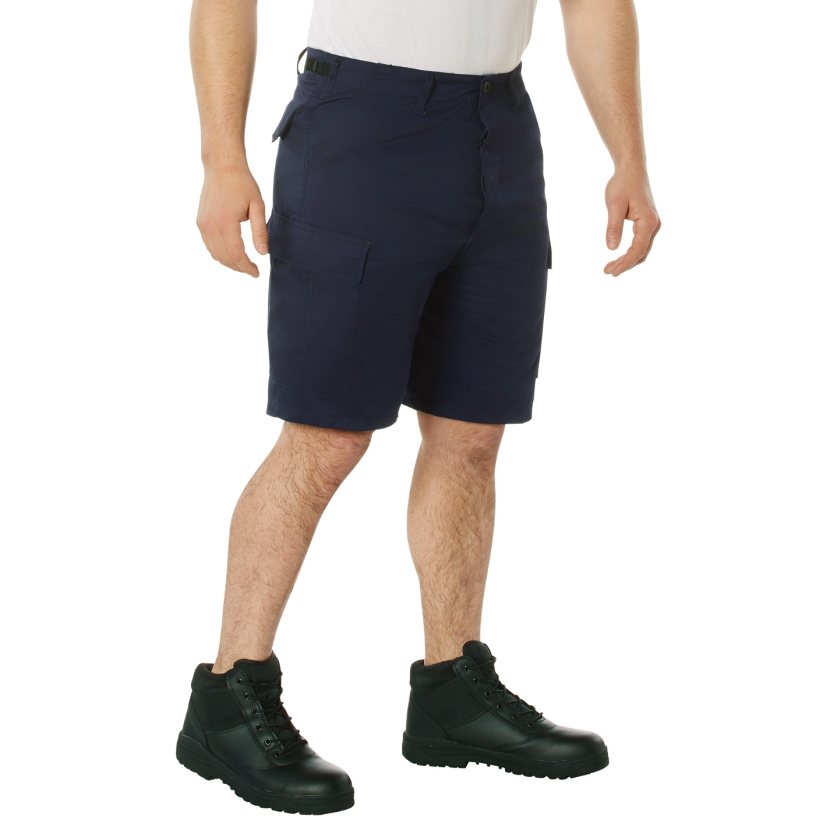 6802 Men Tactical Battle Dress Uniform Shorts, Navy Blue - 4XL