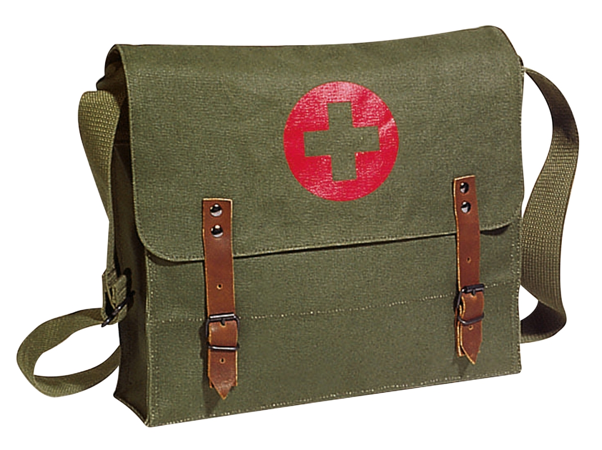 9337 Canvas Nato Medic Bag, Olive Drab