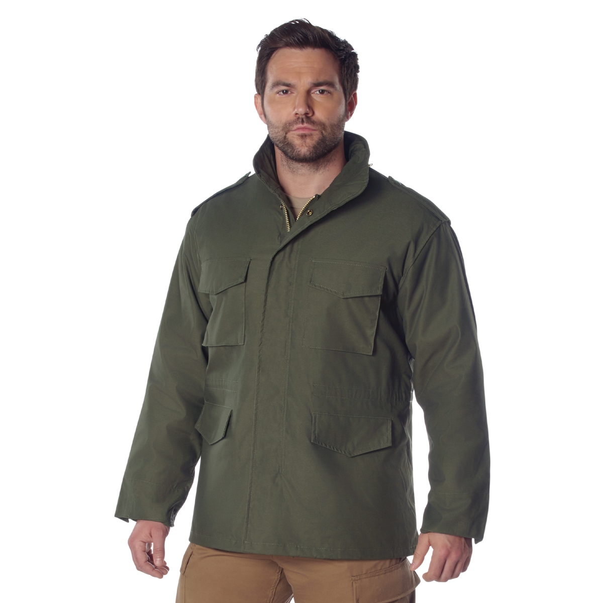 9421 Men M-65 Field Jacket, Olive Drab - 6XL