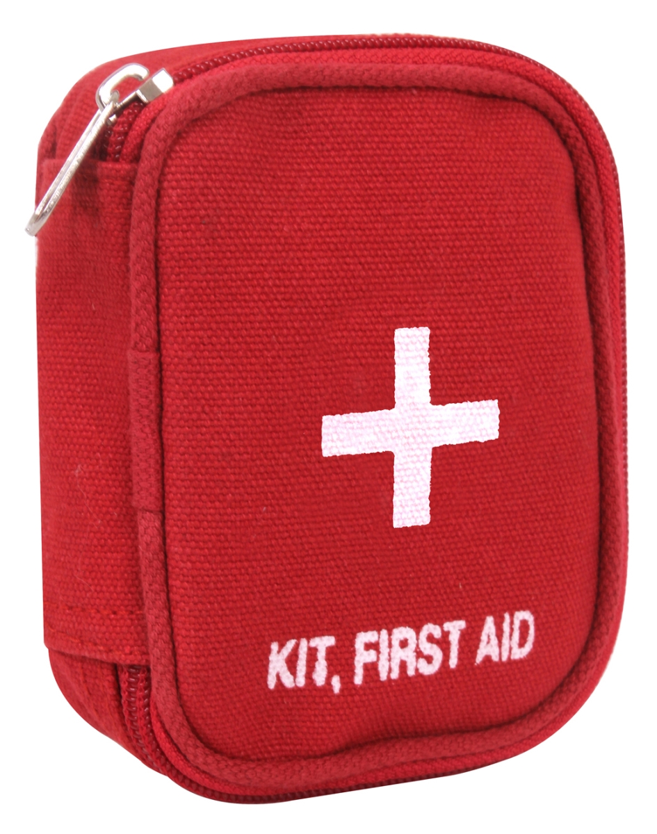 16408 Zipper First Aid Kit, Red