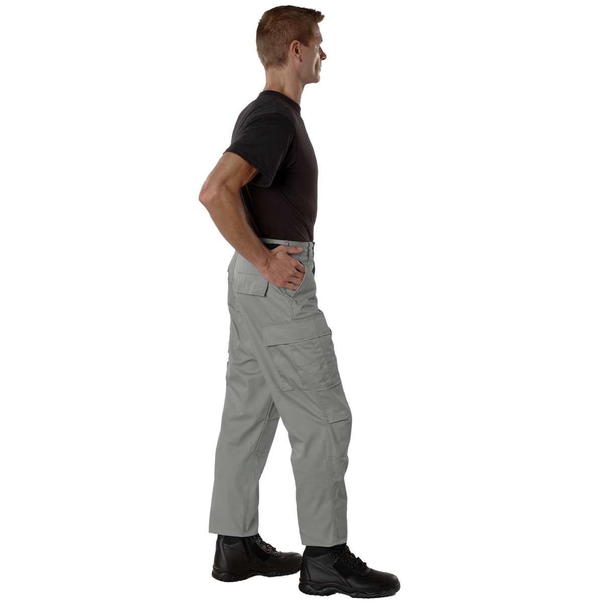 10276 Men Tactical Battle Dress Uniform Pants, Gray - Extra Large