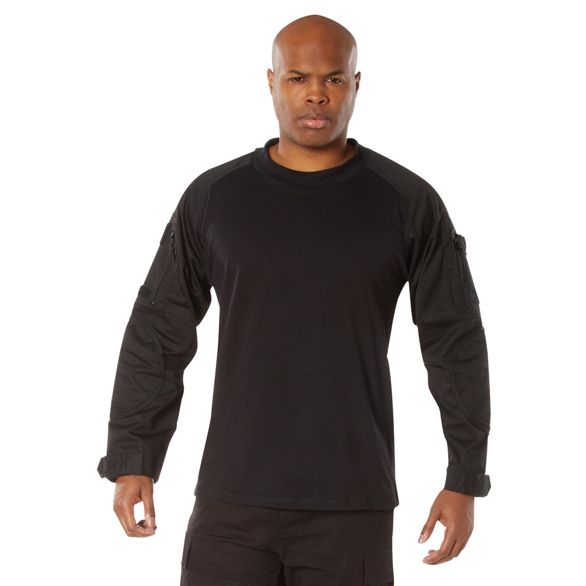 10463 NYCO Fire Retardant Combat Long Sleeve Shirt, Black - Medium
