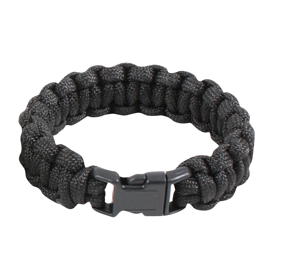 10727 9 in. Paracord Bracelet, Black