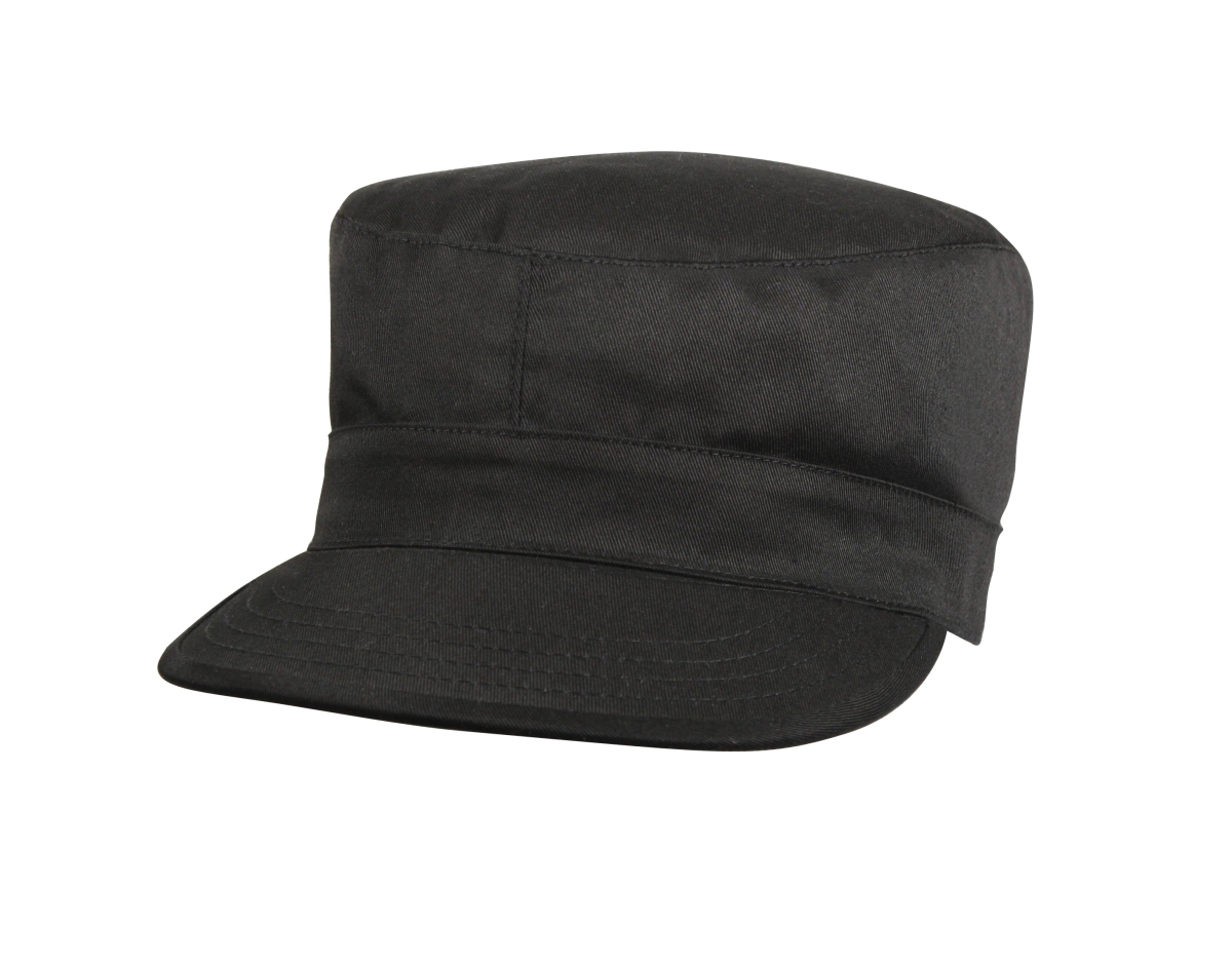 10837 Fatigue Caps, Black - Small