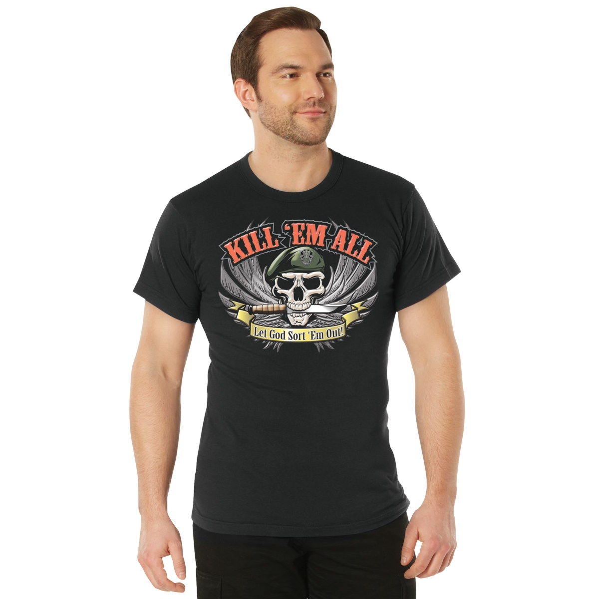 12418 Kill Em All Short Sleeve T-Shirt - Extra Large