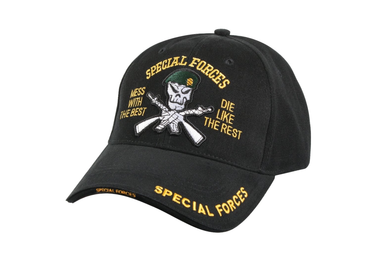 11207 Deluxe Low Profile Special Forces Insignia Cap