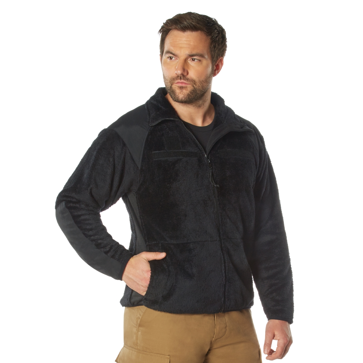 11244 Men Generation III Level 3 ECWCS Fleece Jacket, Black - Medium