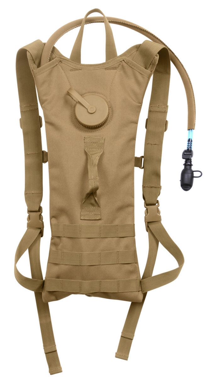 1602 3 Liter Molle Backstrap Hydration System, Coyote Brown