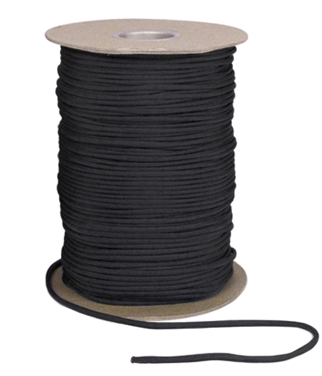 1745 600 ft. Spool Nylon Paracord - 550 lbs, Black