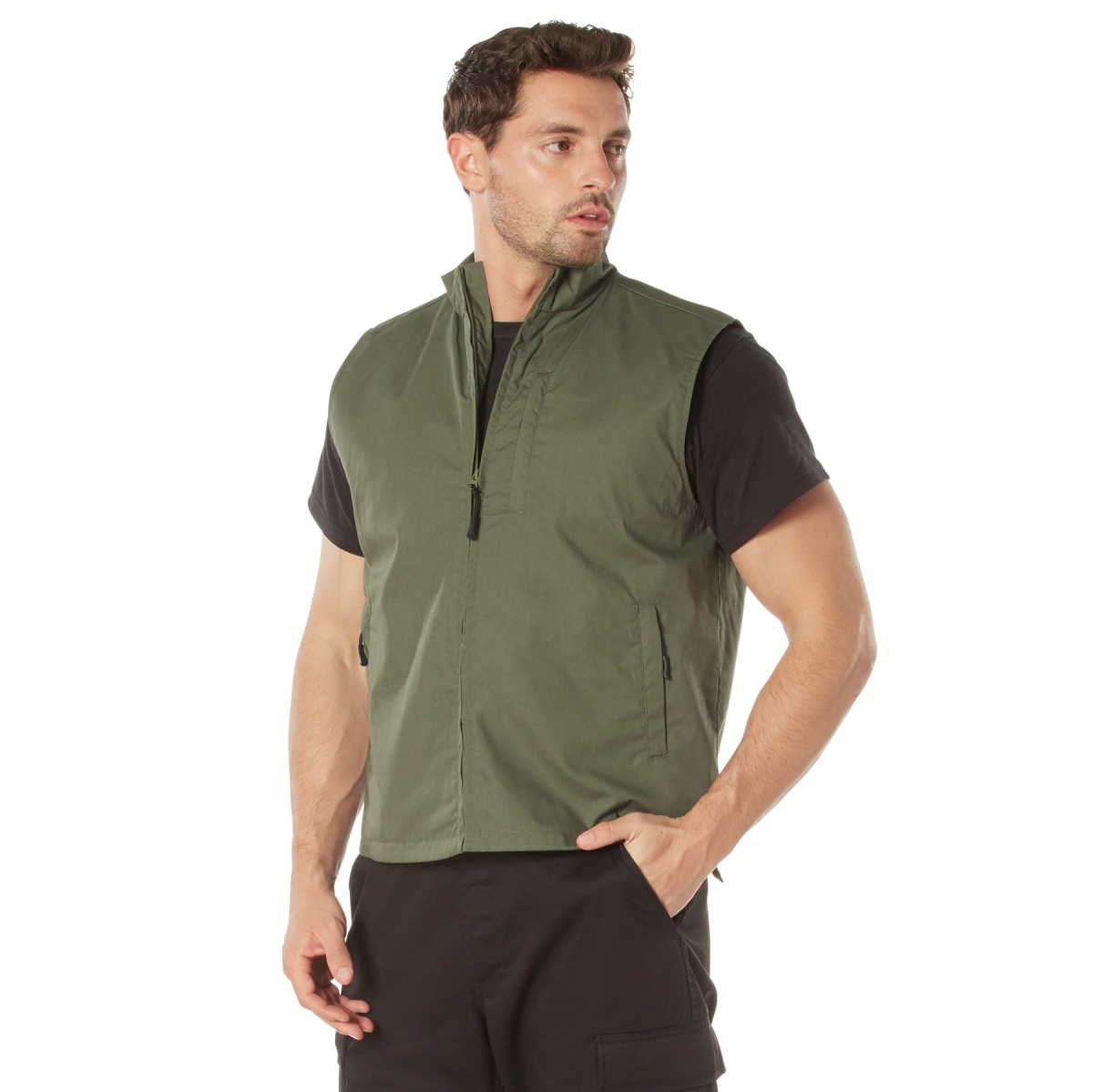 17432 Undercover Travel Vest, Olive Drab - Extra Large