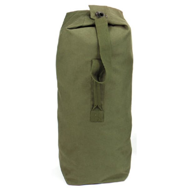 2306 Heavyweight Top Load Canvas Duffle Bag, Olive Drab - 25 x 42 in.