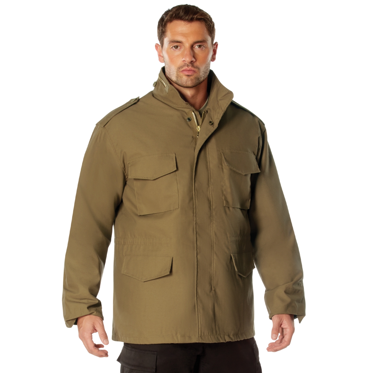 17979 Men M-65 Field Jacket, Coyote Brown - 2XL