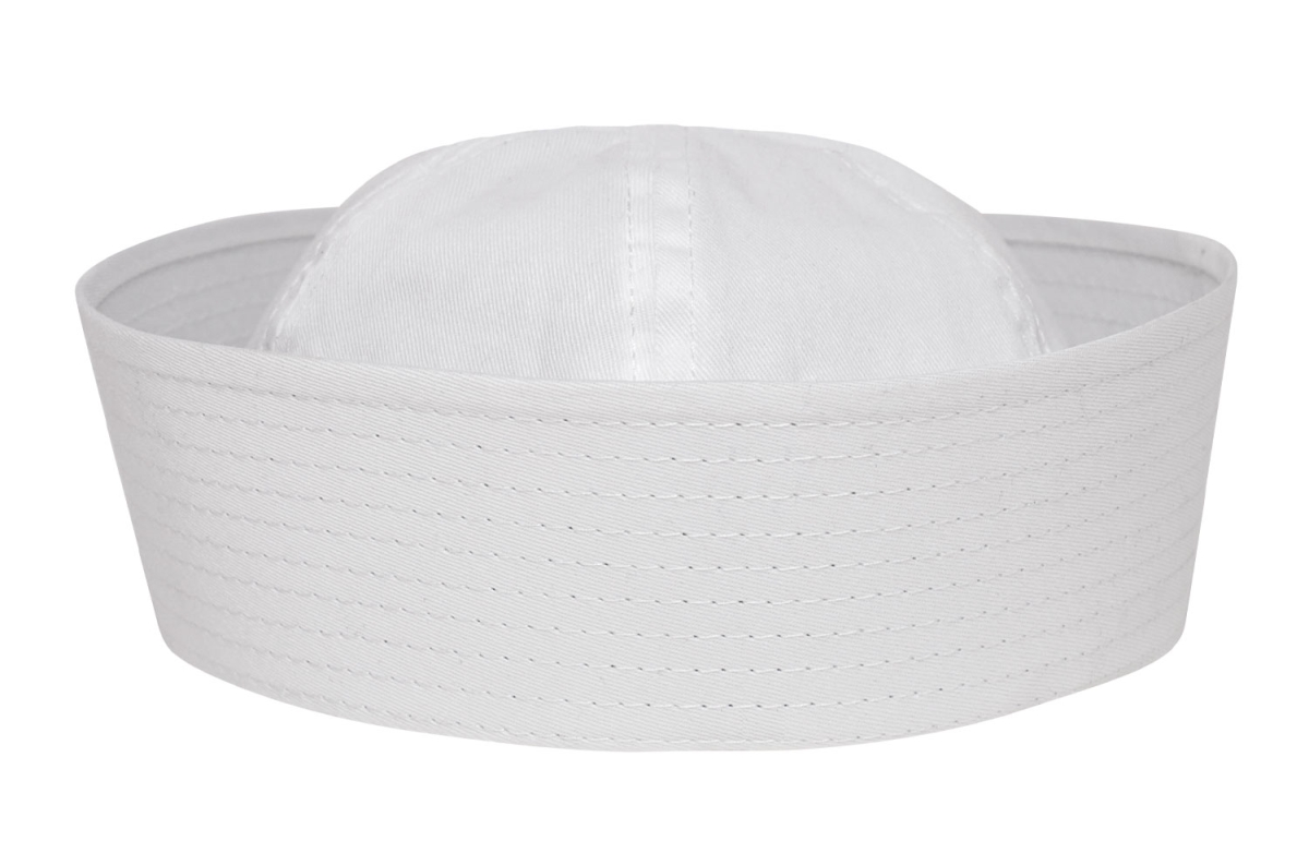 5076 G.I. Type Navy Sailor Hat, White - Extra Large
