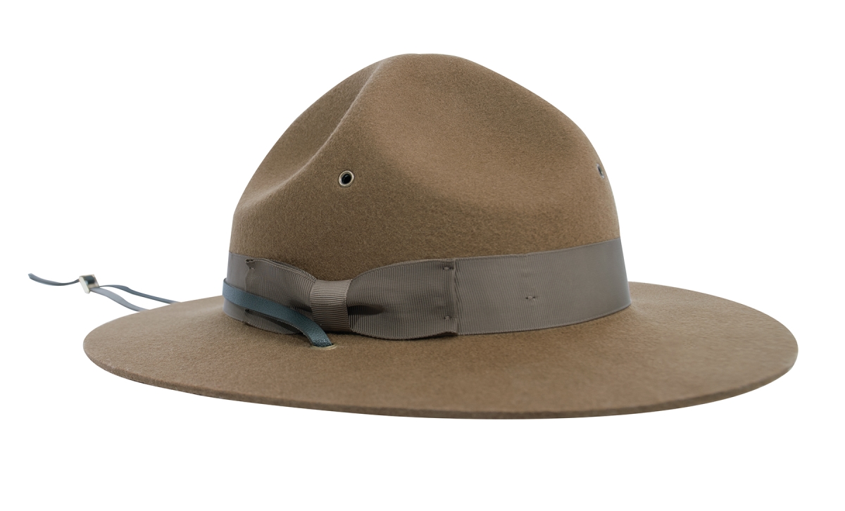 5309 Campaign Hat, Brown - Size 7.625