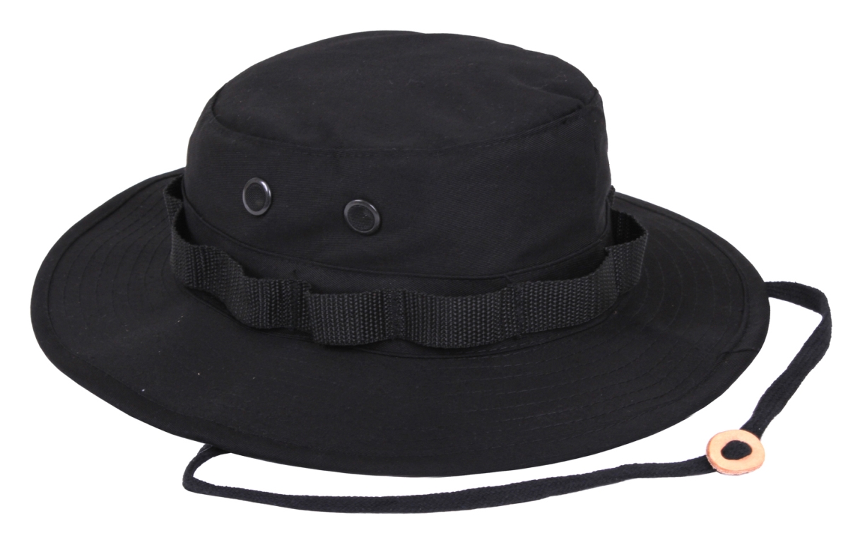 5555 Boonie Hat, Black - Size 6.75