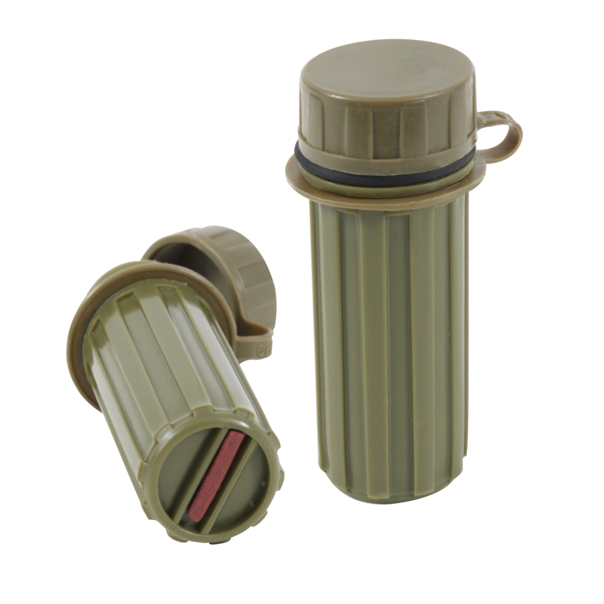 7357 Waterproof Match Box, Olive Drab