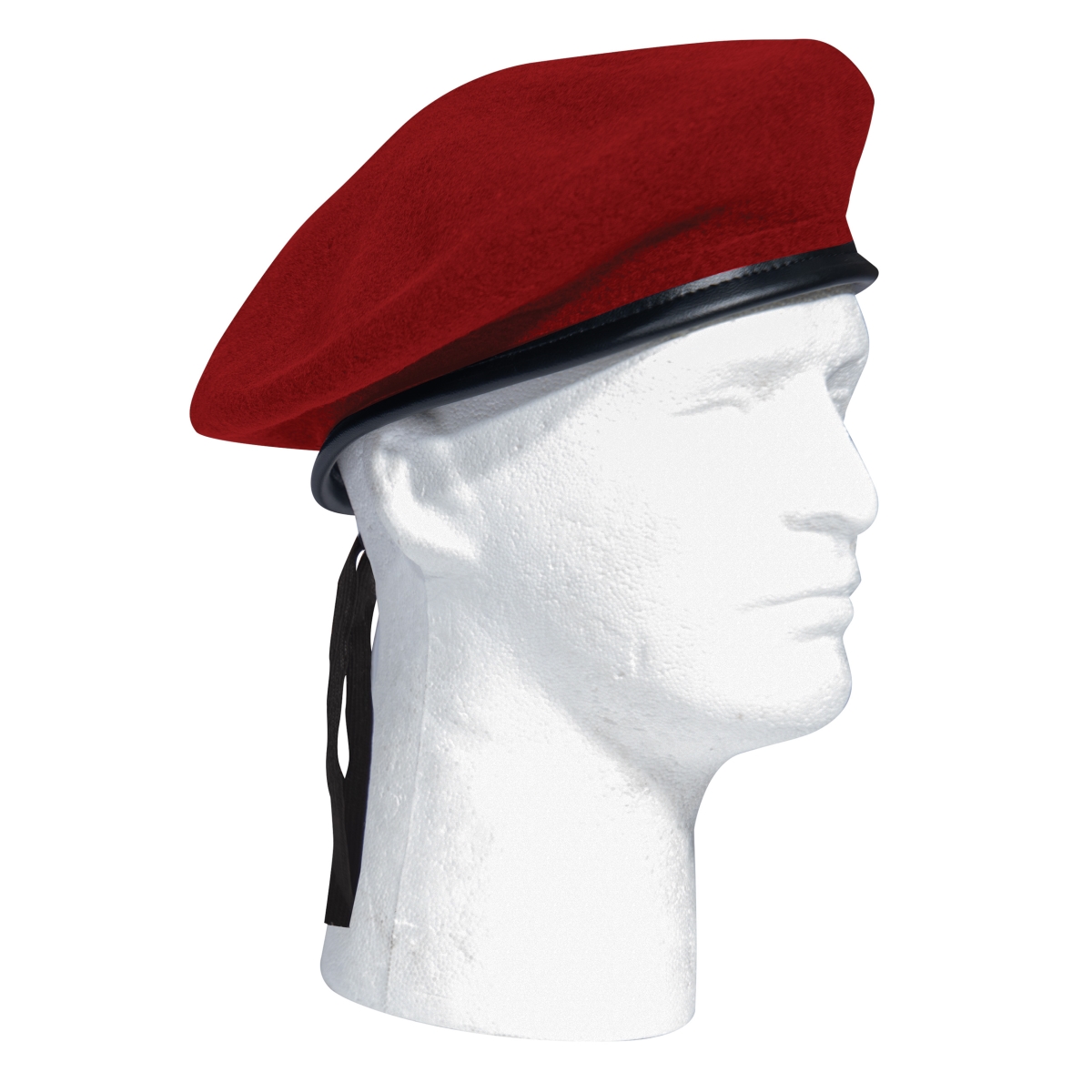 3559 Wool Monty Beret Hat, Red - Extra Large