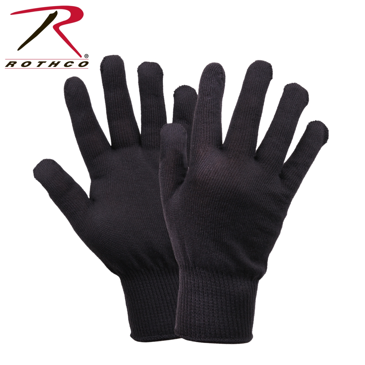 9636 G.I. Polypropylene Glove Liners, Black - One Size