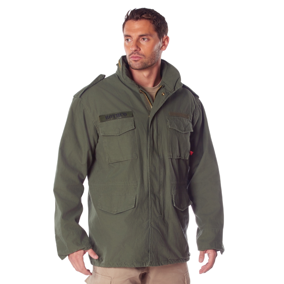9972 Vintage M-65 Field Jacket, Olive Drab - Small