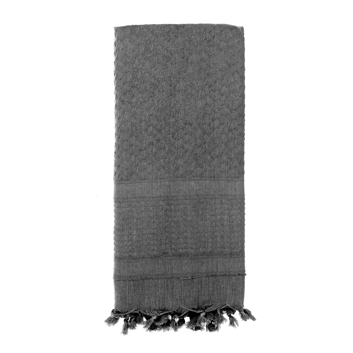 12455 Solid Color Shemagh Tactical Desert Keffiyeh Scarf, Gray