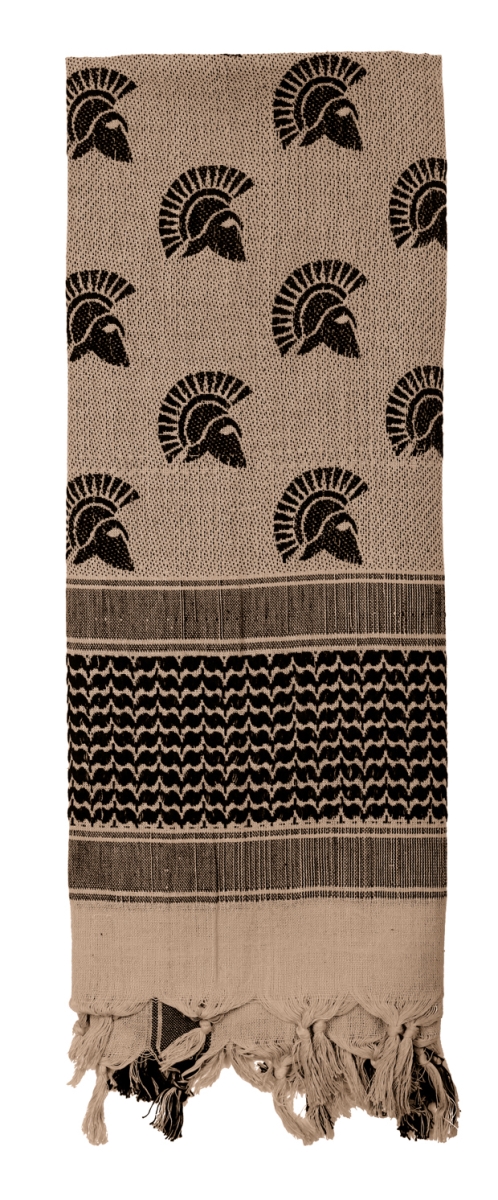 15095 Spartan Shemagh Tactical Desert Keffiyeh Scarf, Tan