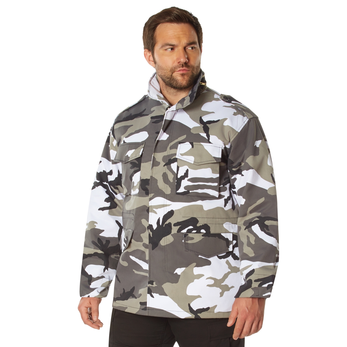 10393 Men M-65 Field Jacket, City Camo - 3XL