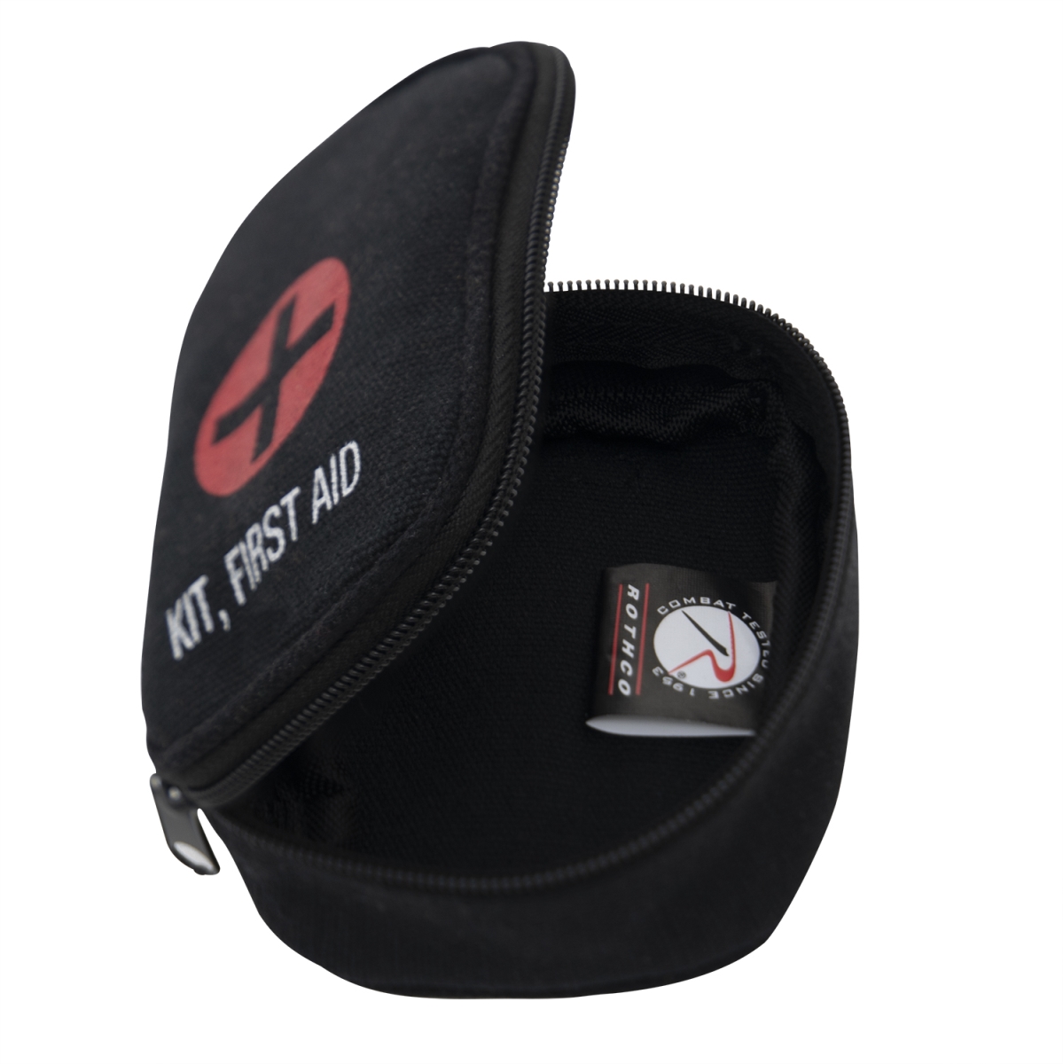 20066 Military Zipper First Aid Kit Pouch, Black