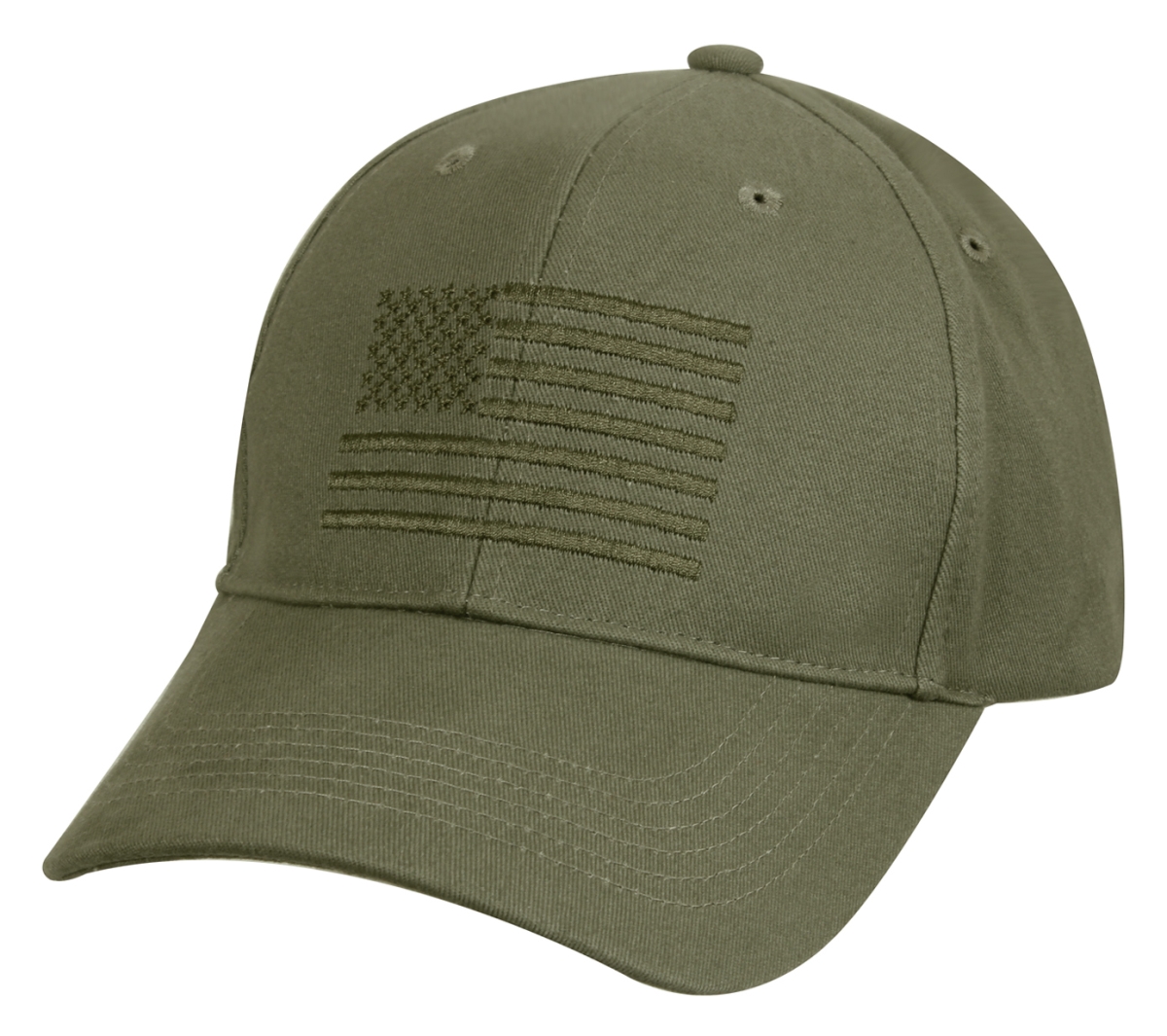 15875 U.S. Flag Low Profile Cap, Olive Drab