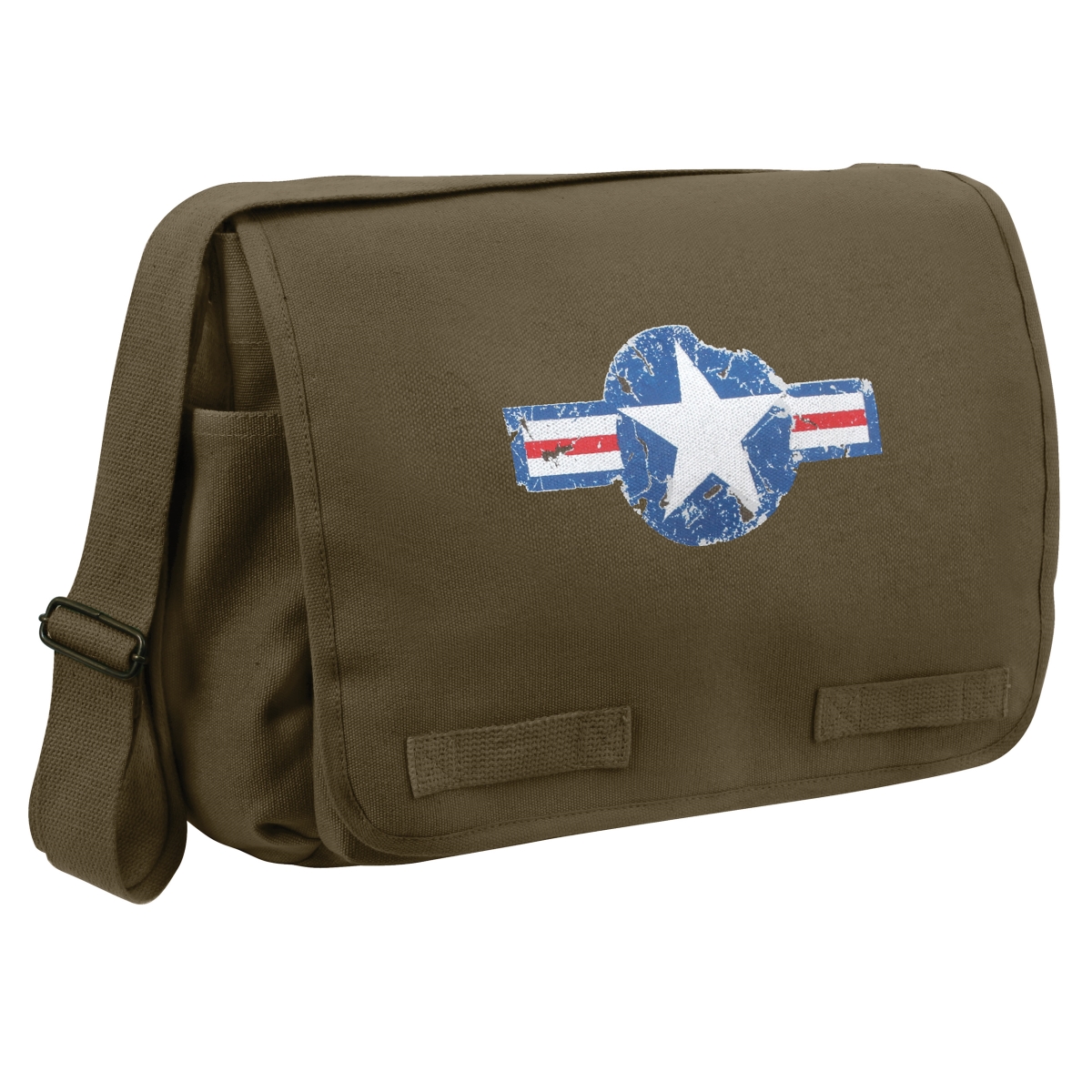 12541 Air Corps Heavyweight Classic Messenger Bag, Olive Drab