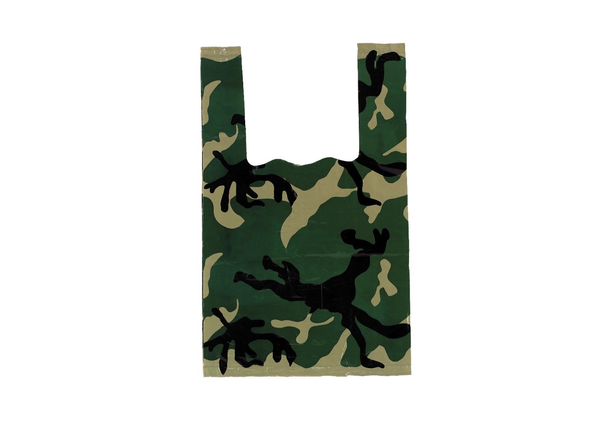 Picture of Rothco 11587 Woodland Camo Shopping Bag - Medium