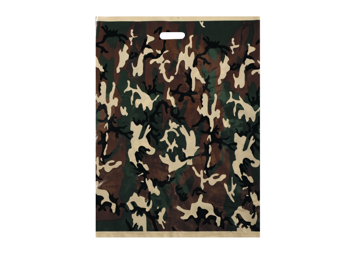 Picture of Rothco 11586 Deluxe Carry Shopping Bag, Woodland Camo
