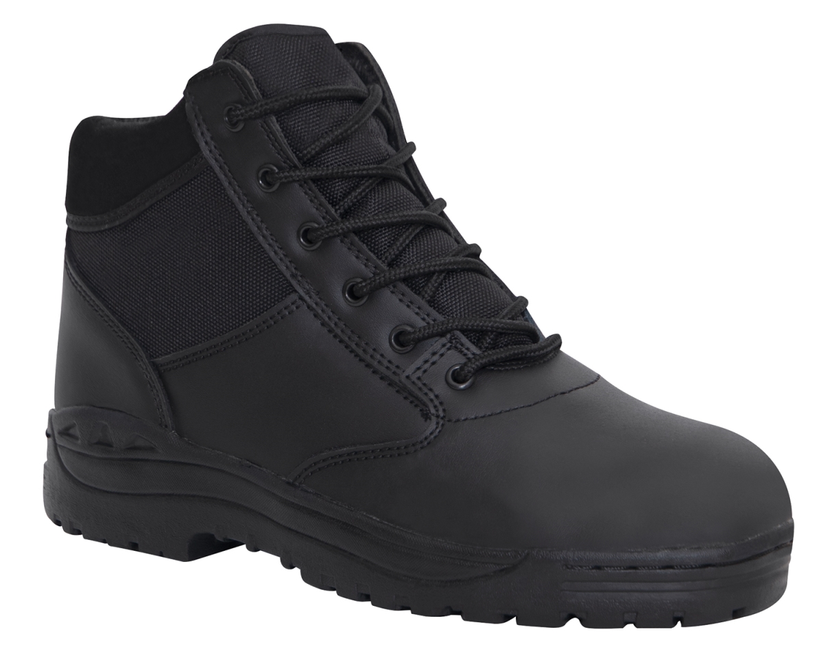 21773 6 in. Forced Entry Security Boots, Black - Regular - Size 12.5