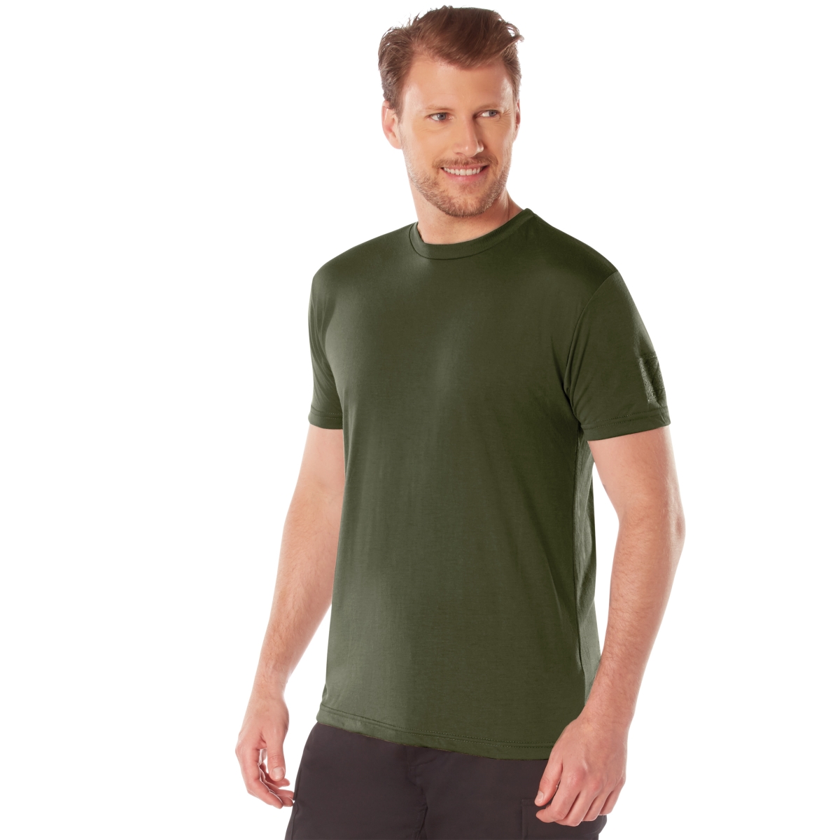 19084 Tactical Athletic Fit Short Sleeve T-Shirt, Olive Drab - Small