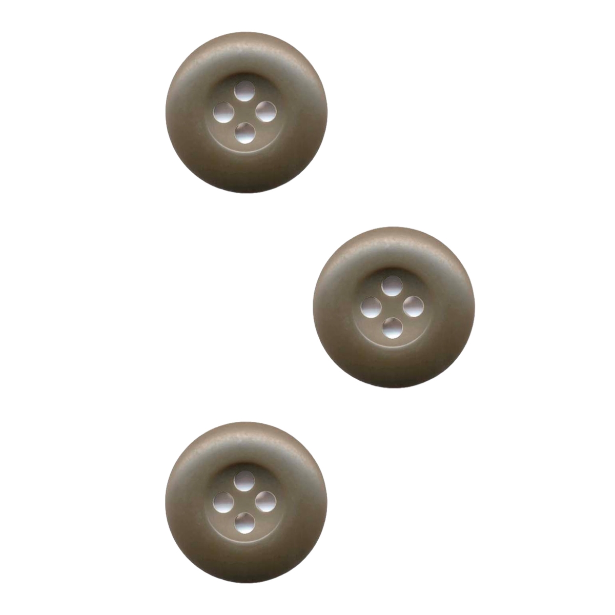 979 Battle Dress Uniform Buttons - Bag of 100, Olive Drab