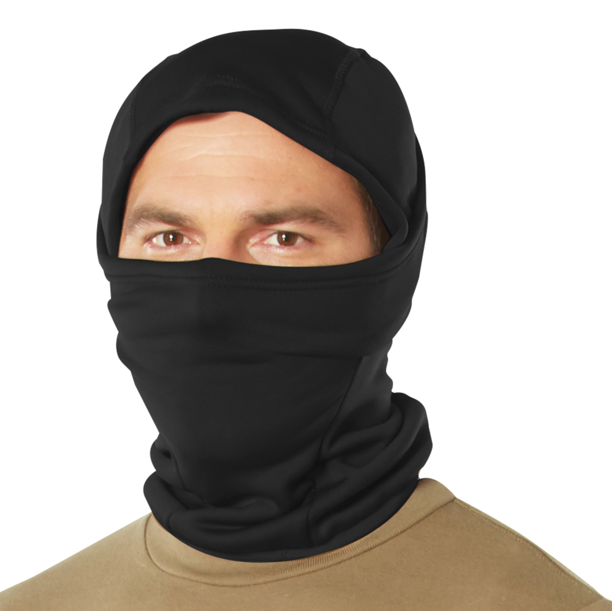 22511 Hinged Helmet Liner Balaclava, Black