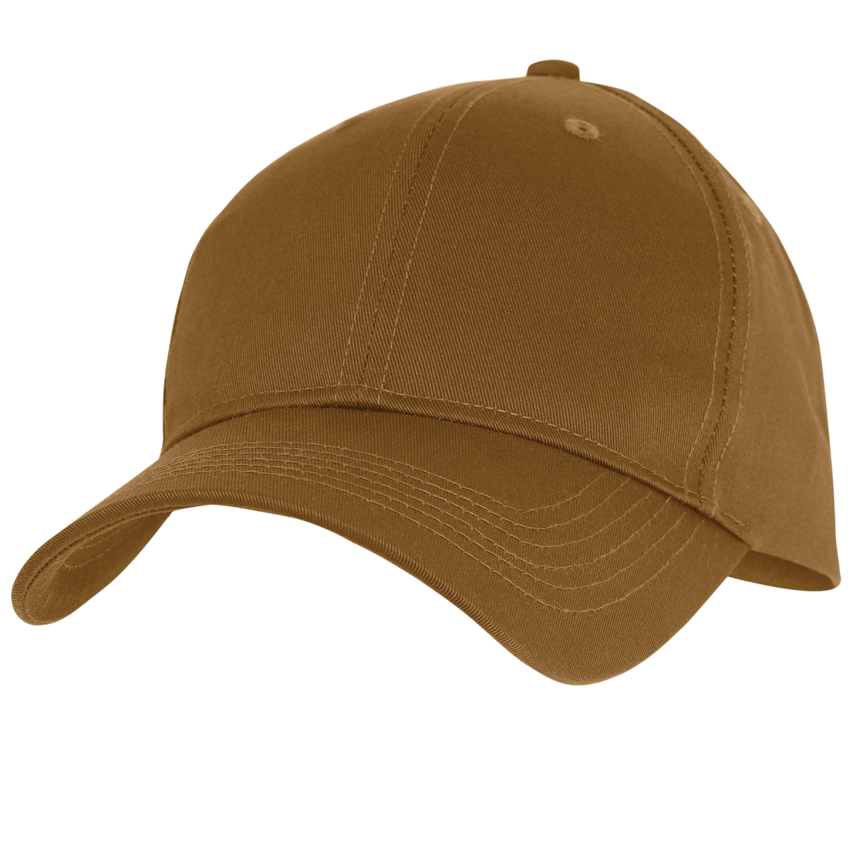 22597 Supreme Solid Color Low Profile Cap, Work Brown