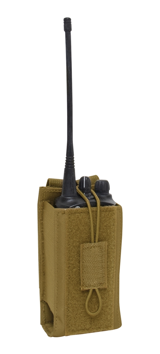19996 Molle Universal Radio Pouch, Coyote Brown