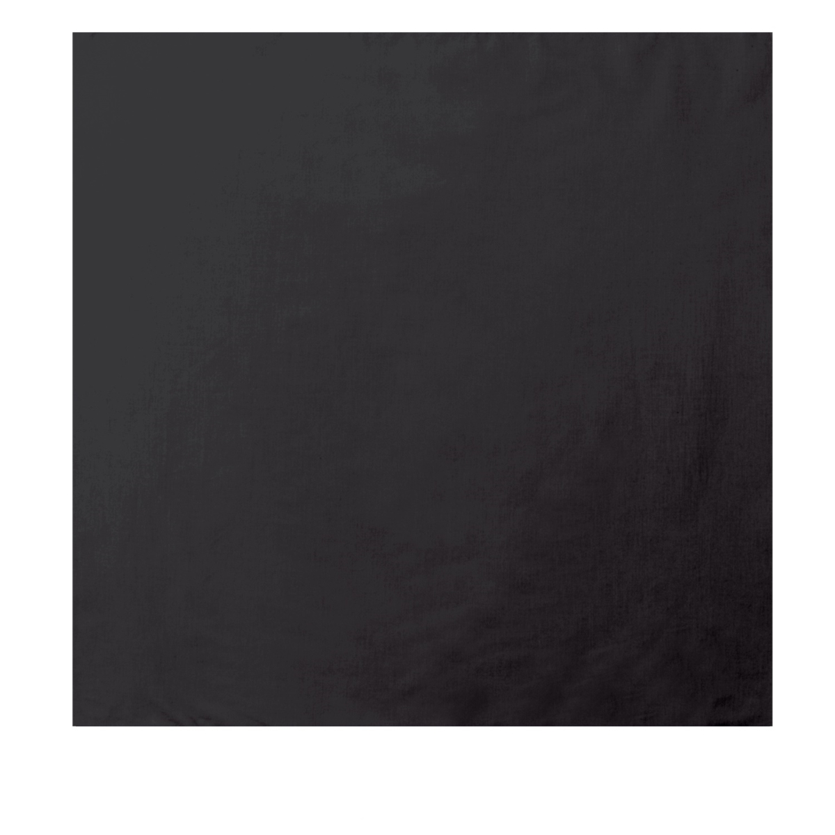 3126 Solid Large Bandana, Black