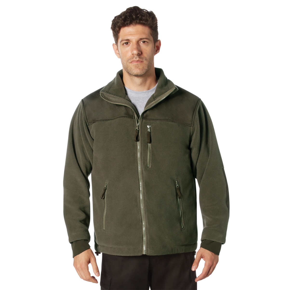 29595 Concealed Carry Spec Ops Fleece Jacket, Olive Drab - 3XL