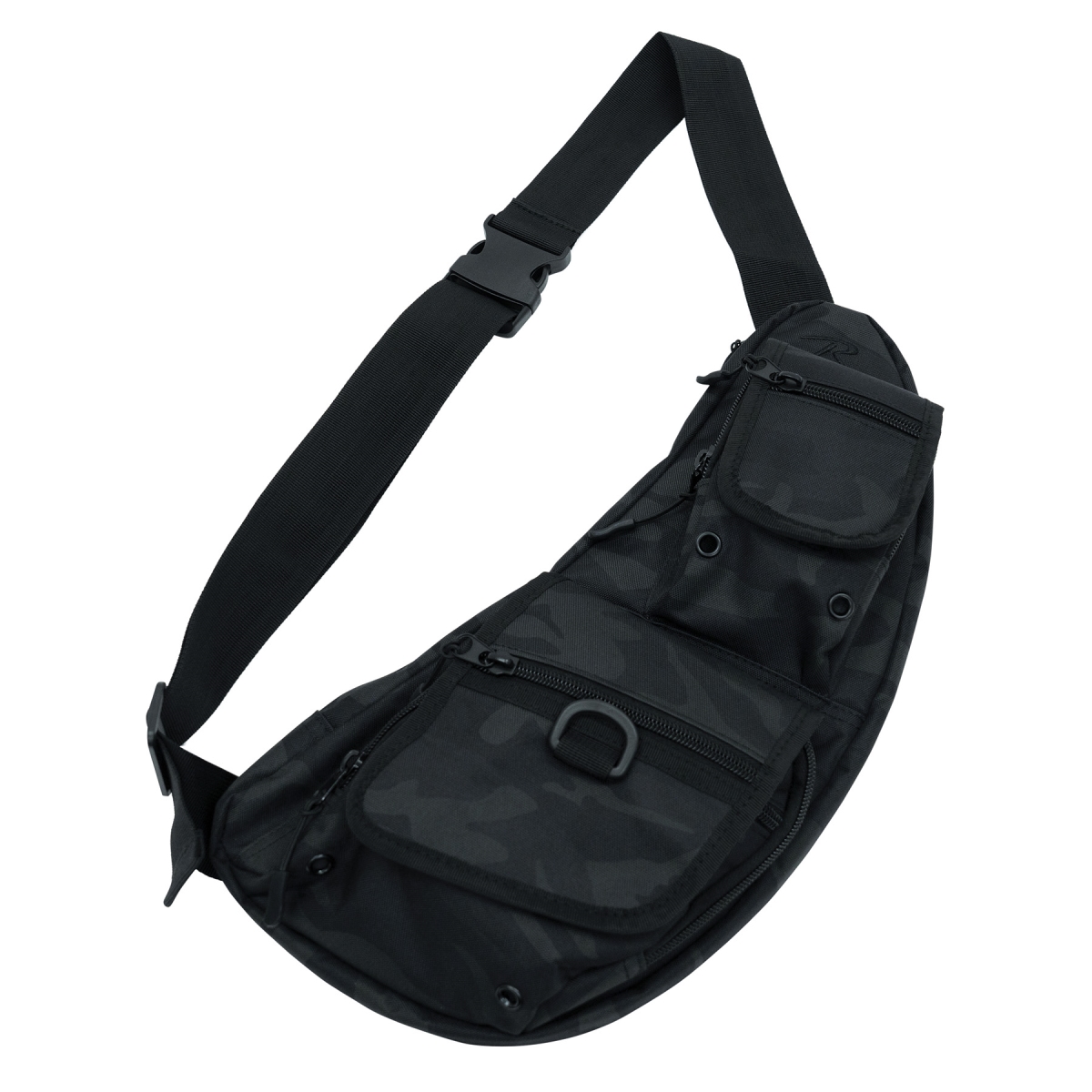 29693 Tactical Crossbody Bag, Midnight Black Camo