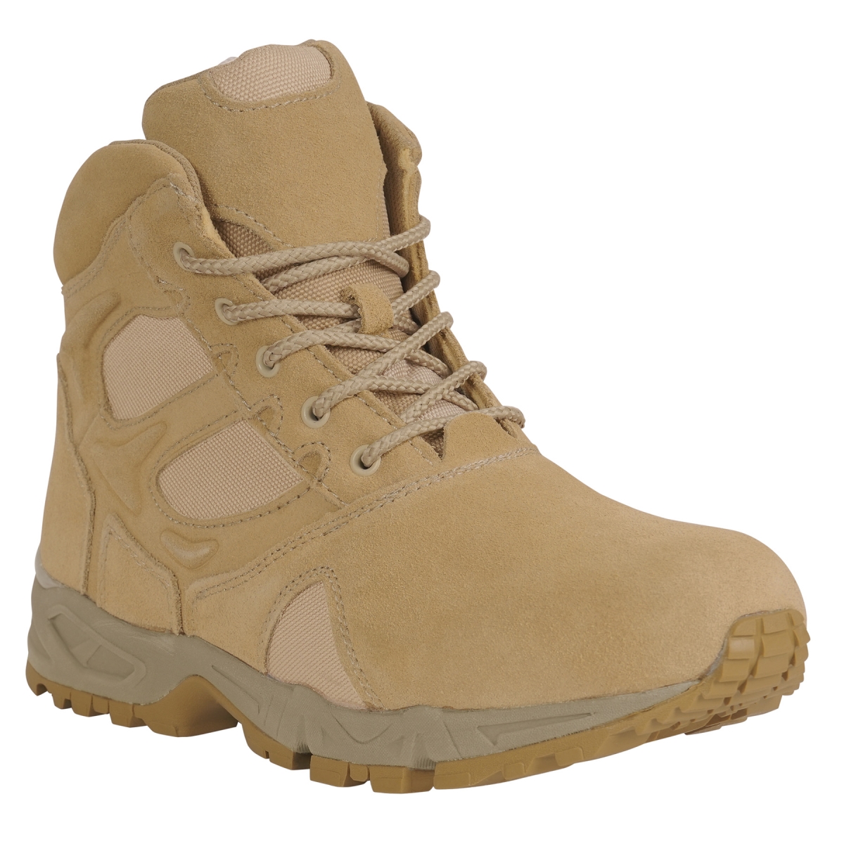 4874 6 in. Forced Entry Desert Tan Deployment Boots - Regular - Size 5