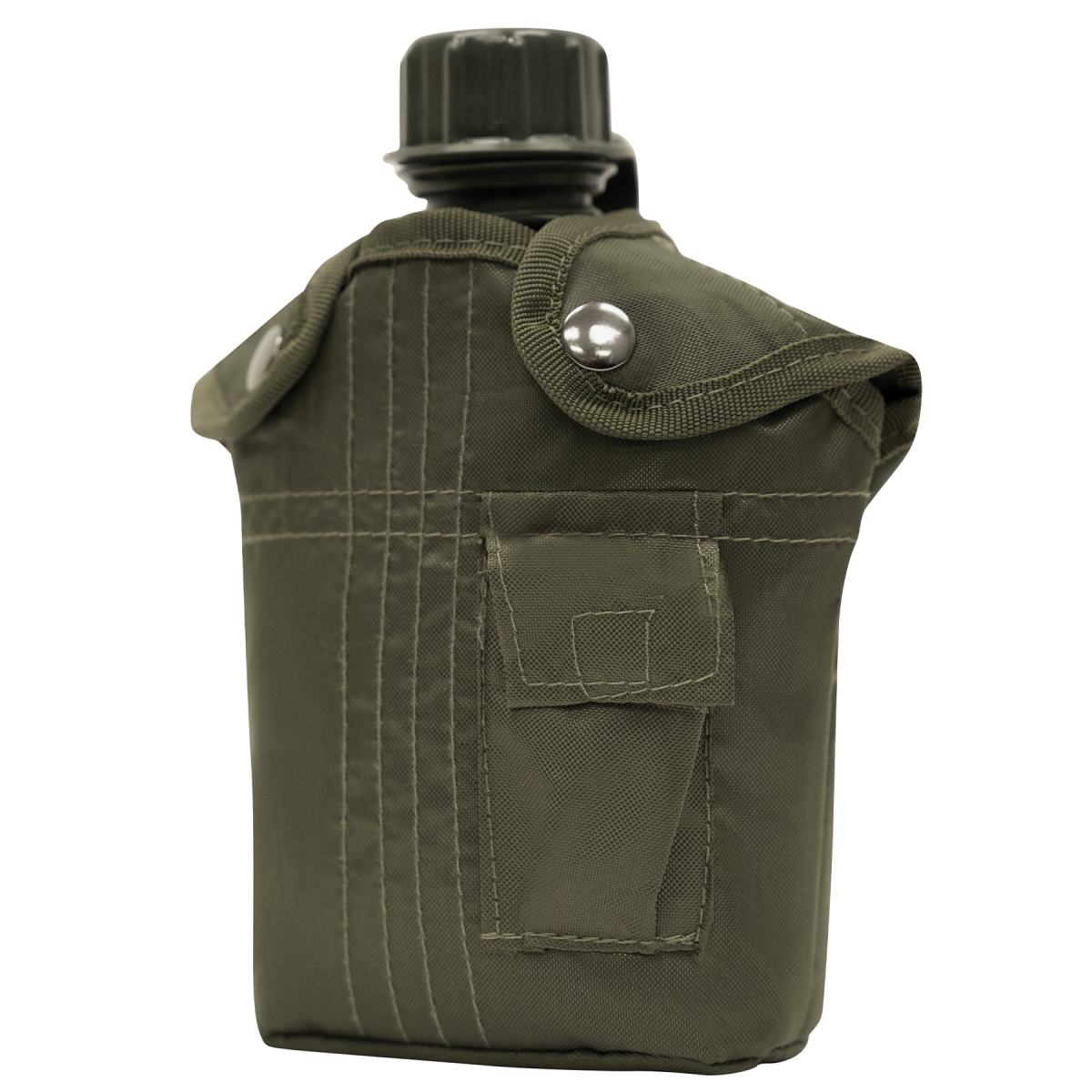 491 Canteen Kit with Cover & Aluminum Cup, Olive Drab - 3 Piece