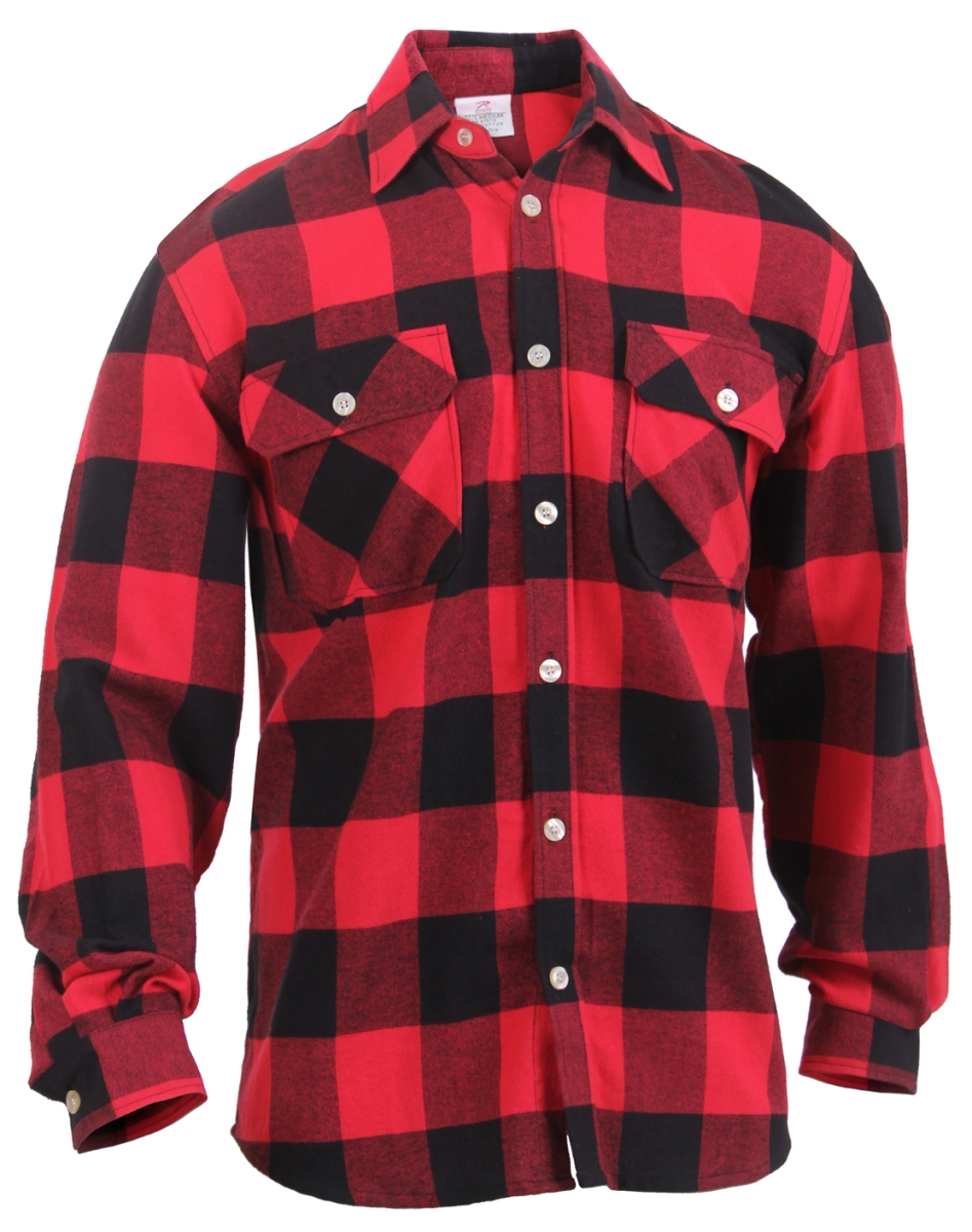 17344 Lightweight Flannel Long Sleeve Shirt - Medium