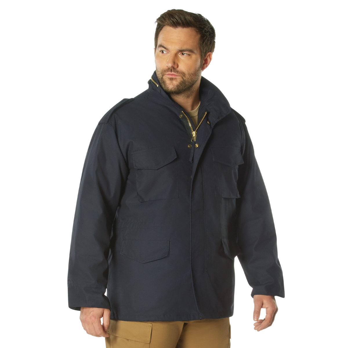 19164 Men M-65 Field Jacket, Midnight Navy Blue - Small