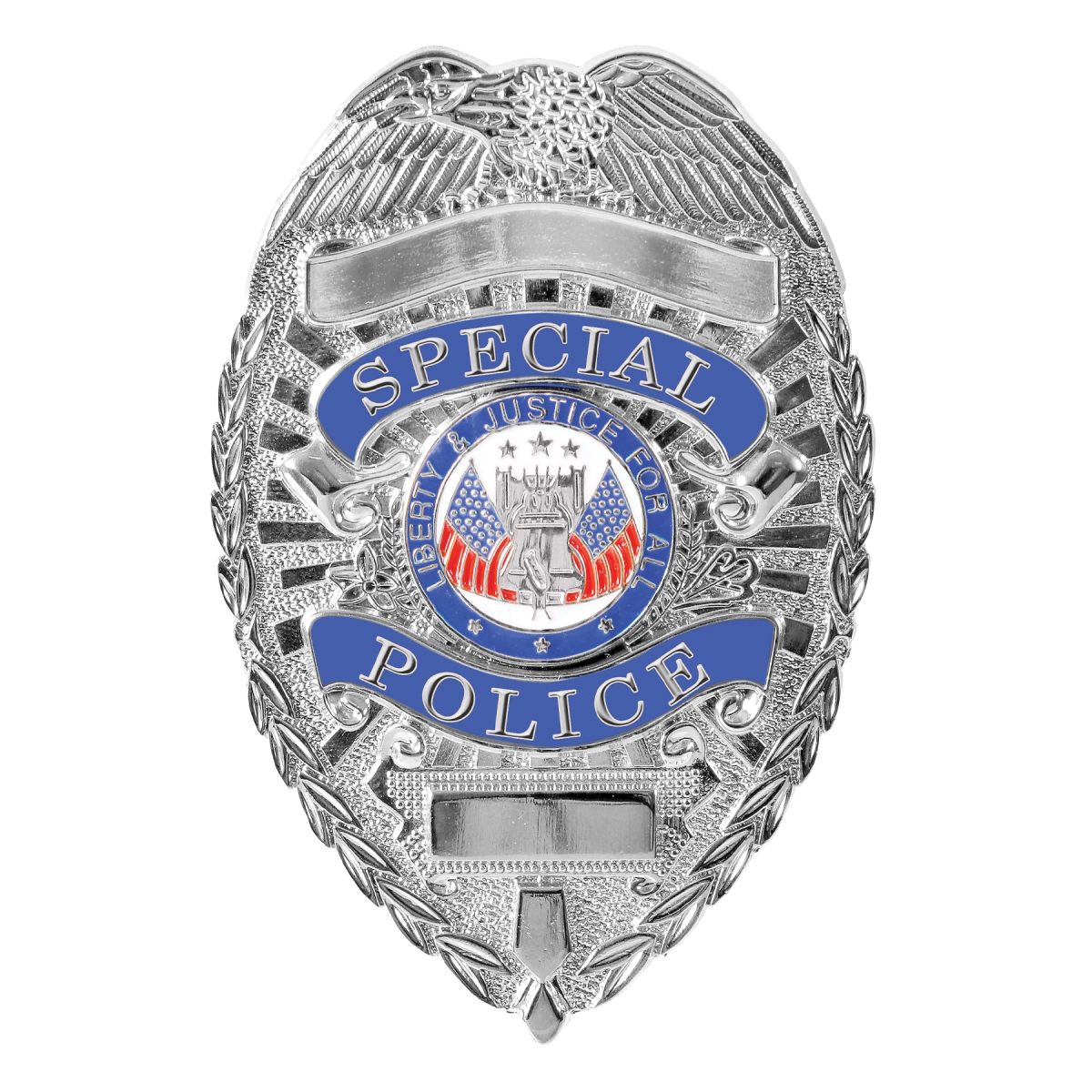888 Deluxe Special Police Decal, Silver