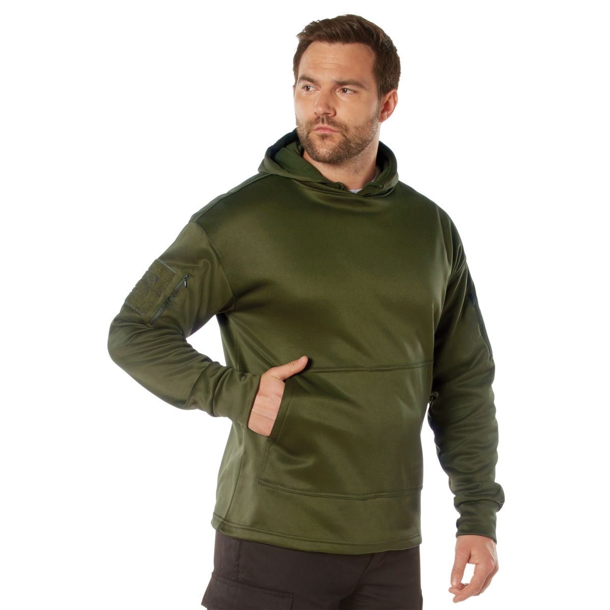 18798 Concealed Carry Hoodie, Olive Drab - 2XL