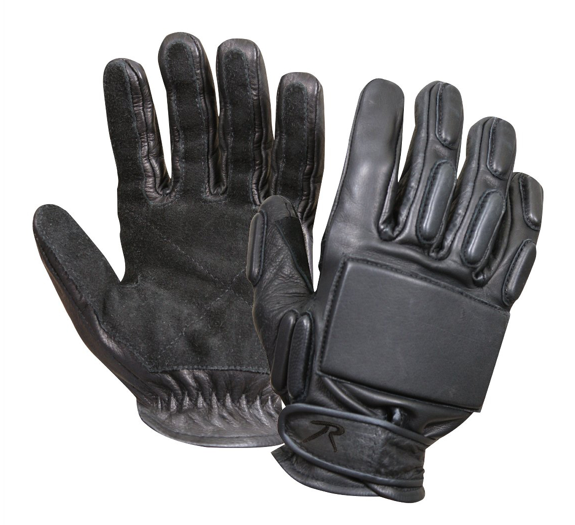 2108 Full-Finger Rappelling Gloves, Black - Small